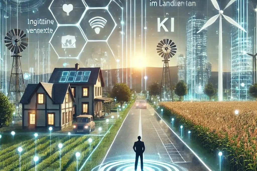 Dieses Bild ist KI generiert. kann Künstliche Intelligenz (KI) den Arbeitsalltag in Kommunalverwaltungen effizienter gestalten und Mitarbeiter/-innen entlasten kann erfahren Sie im Infotalk der SDL.
