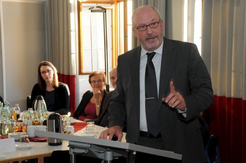 Dr. Norbert Göttler beim Thierhauptener Advent an der SDL Thierhaupten